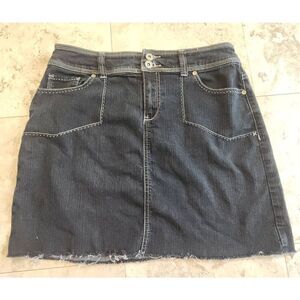 R5 Christopher and Banks denim mini skirt